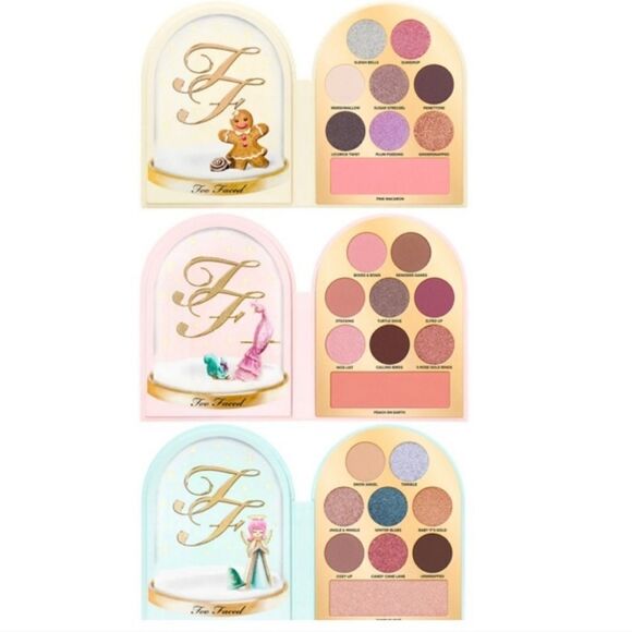 BNIB~Too Faced Let it Snow Globes Limited Edition Makeup Collection - Picture 9 of 14